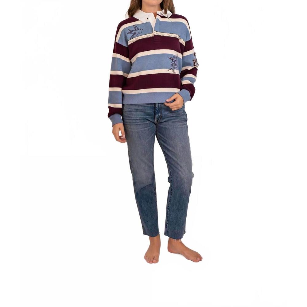 NEW SEA hester sweater top in multi